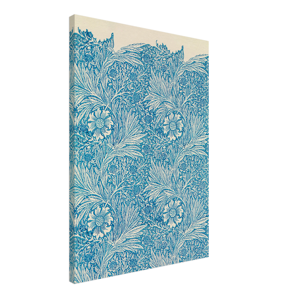 Blue Marigold Canvas