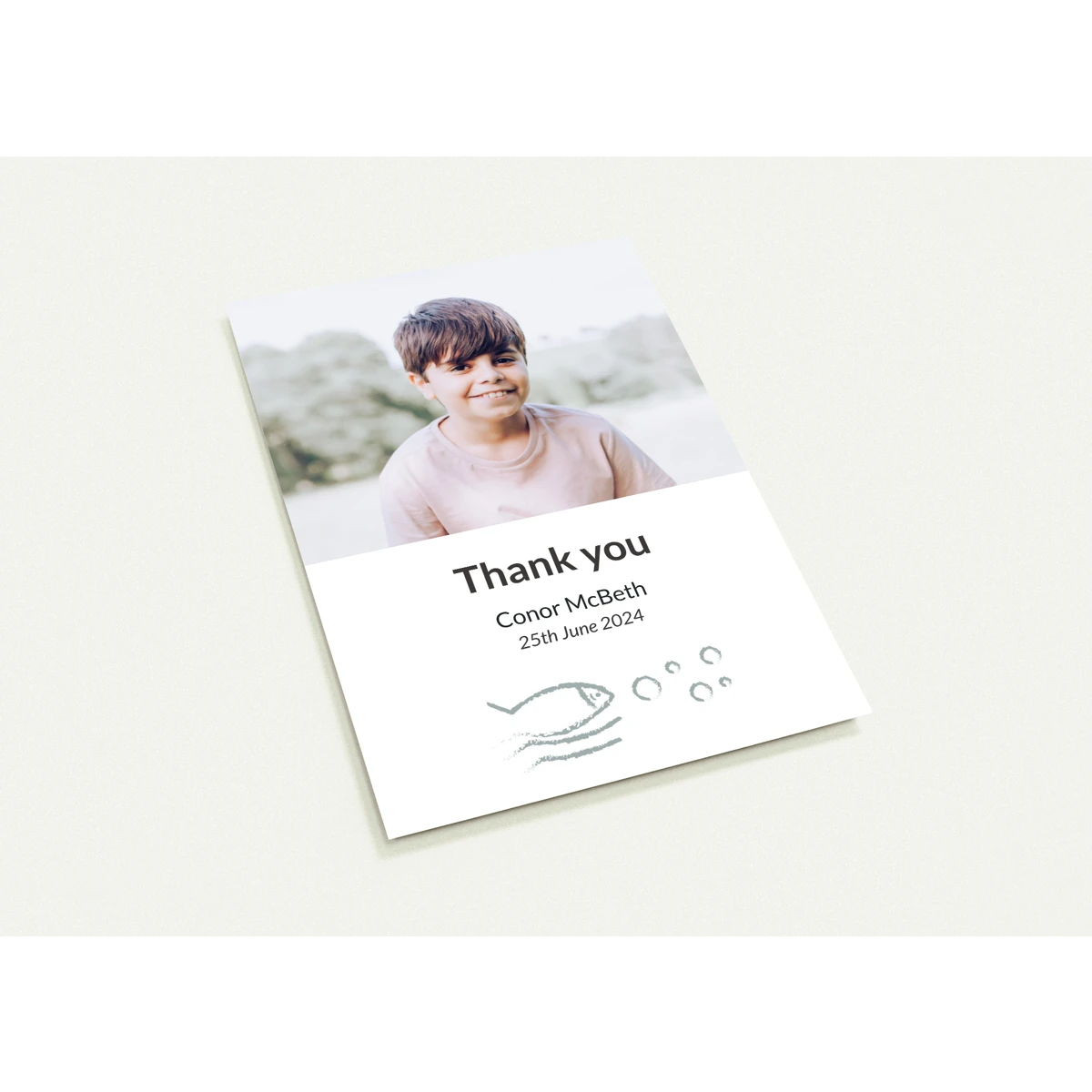 Communion Thank You Cards with Photo