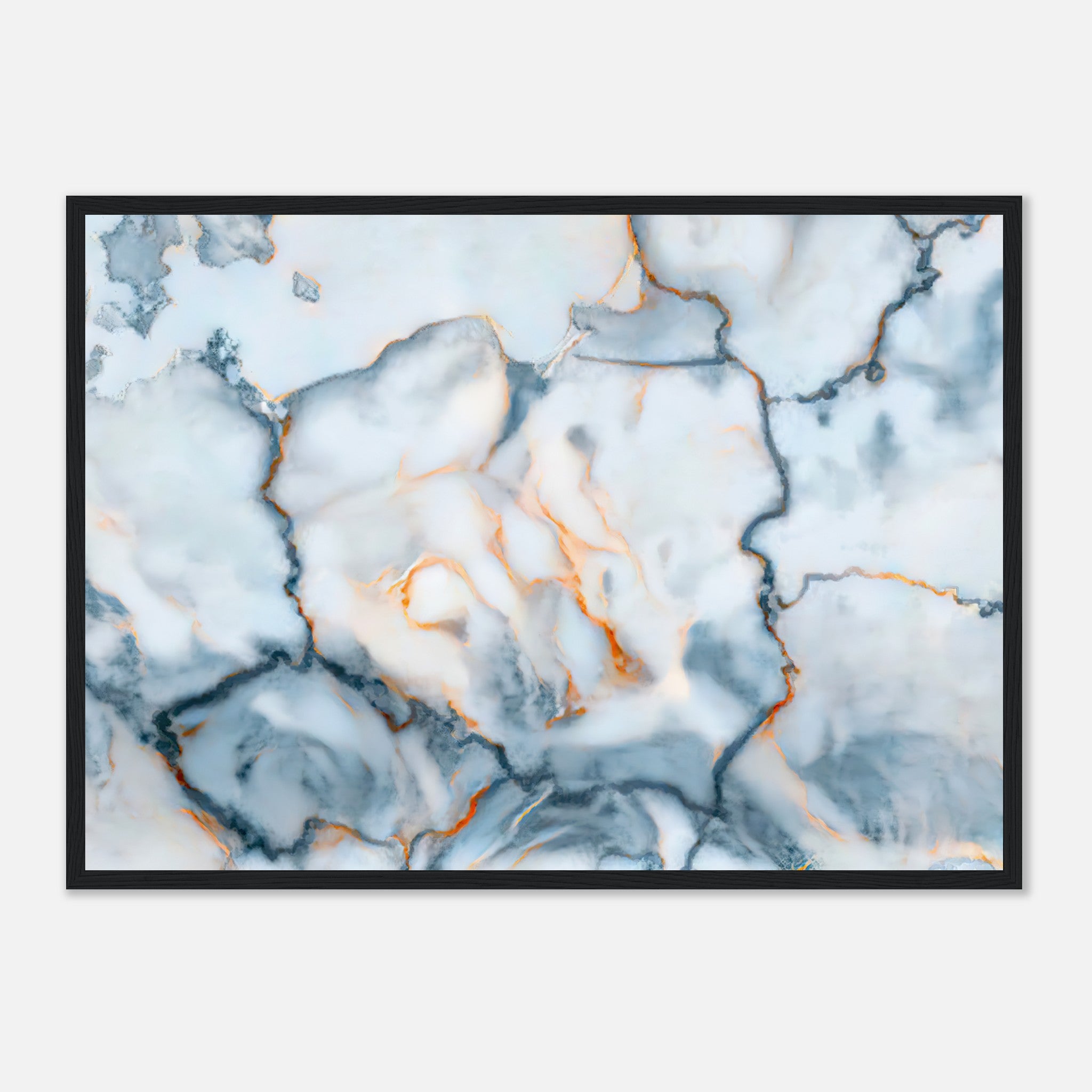 Poland Marble Map Poster
