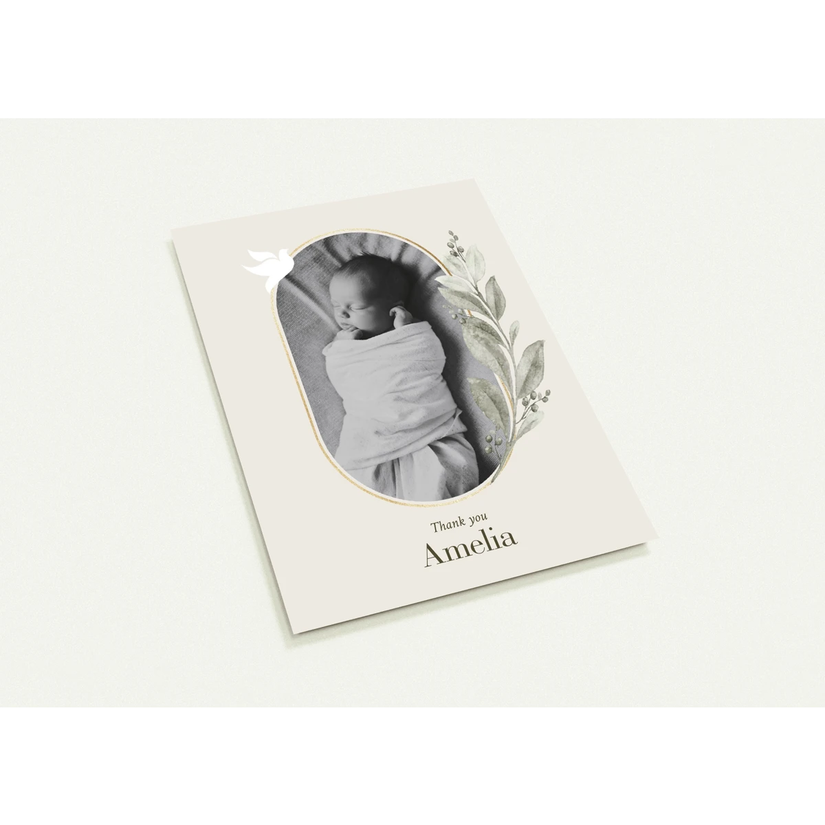 Christening Thank You Cards Girl