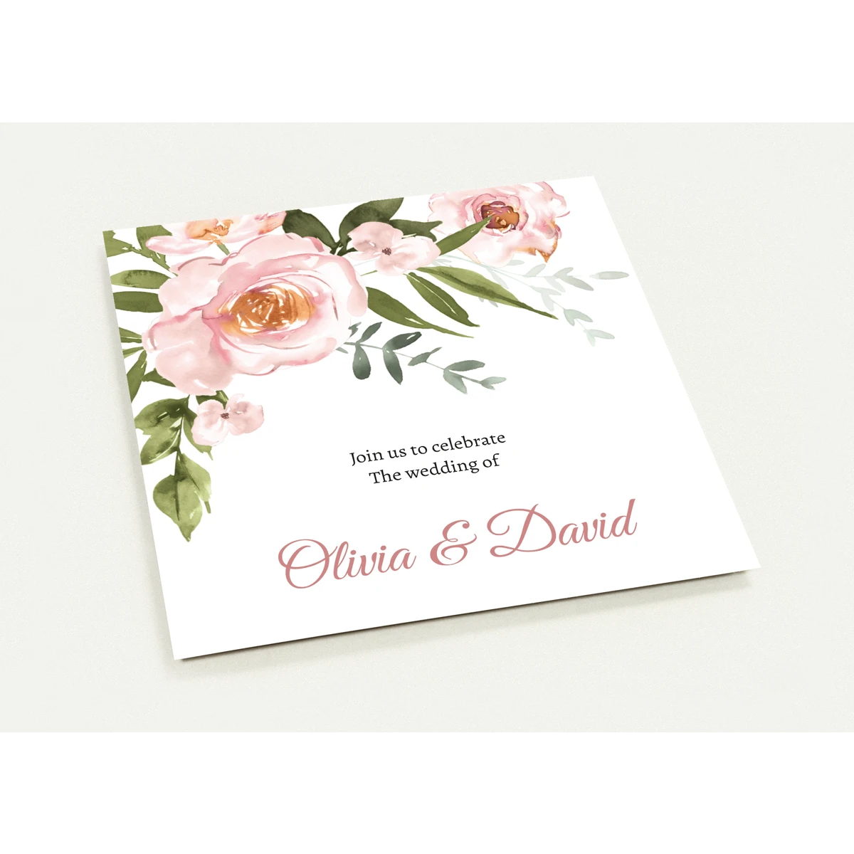 Watercolor Wedding Invitations