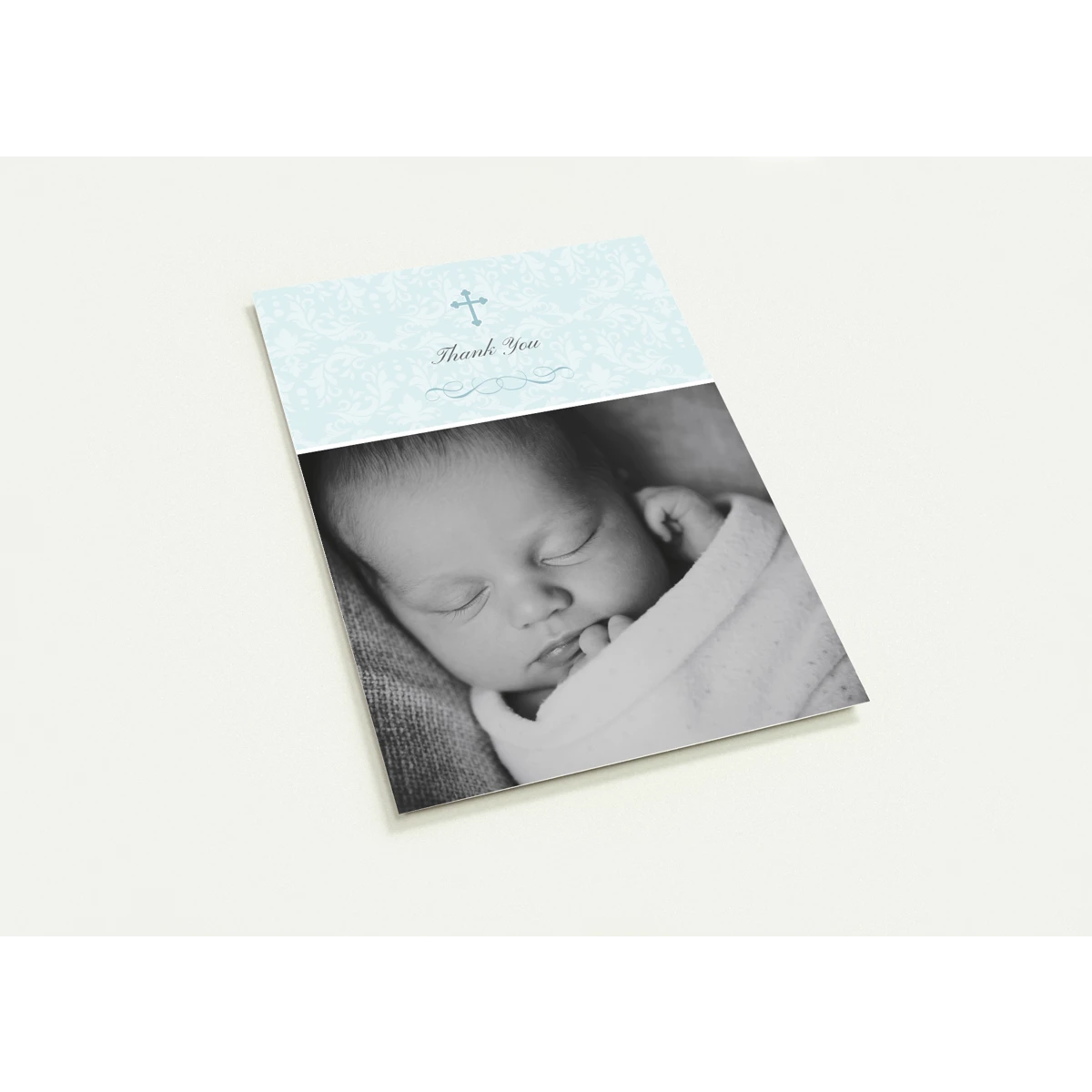 Baptism Thank You Cards Boy