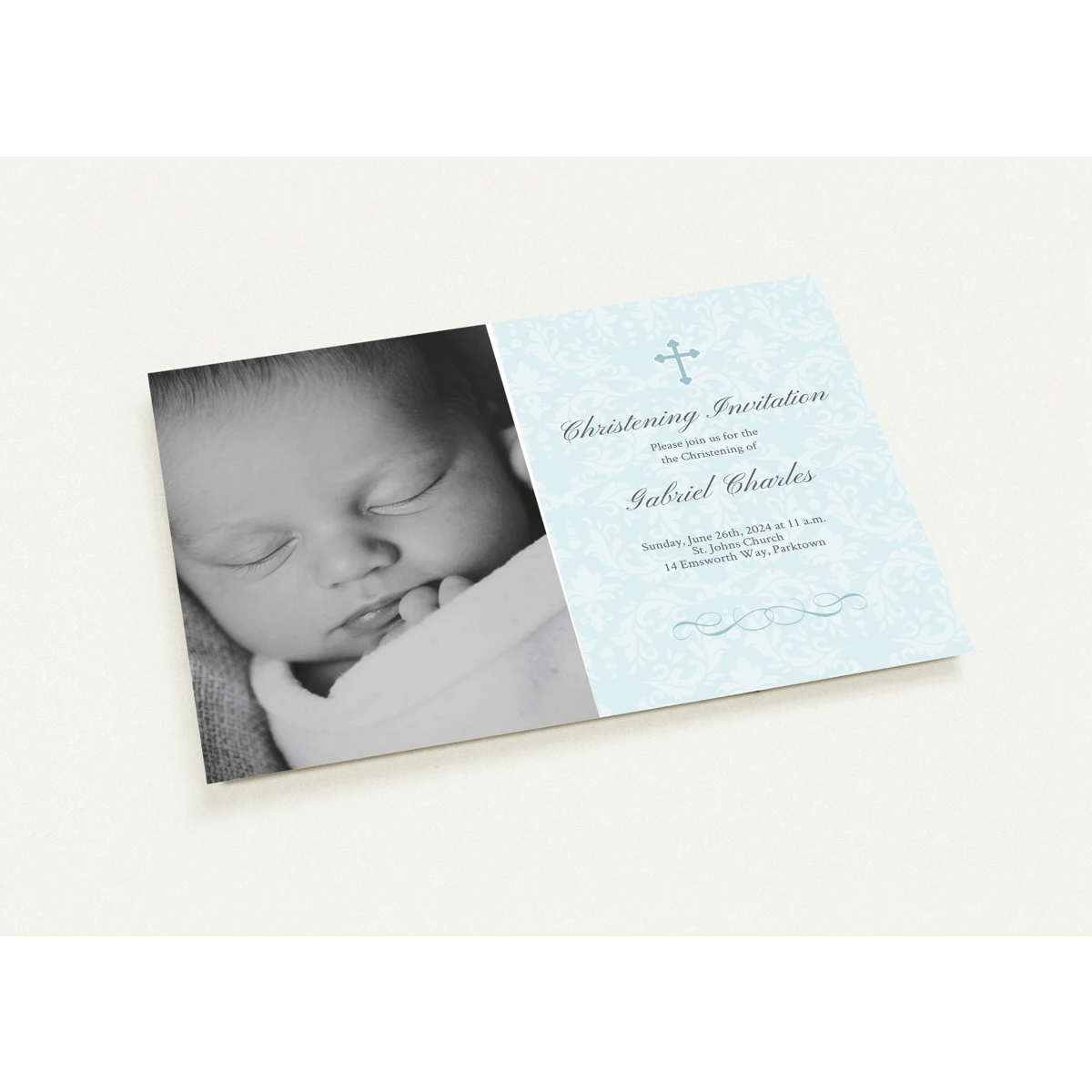 Boy Christening Invitations