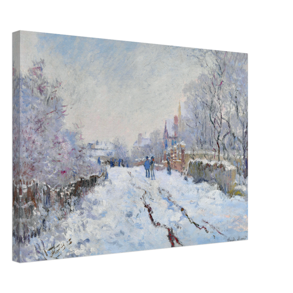 Snow At Argenteuil (1874-1875) Canvas