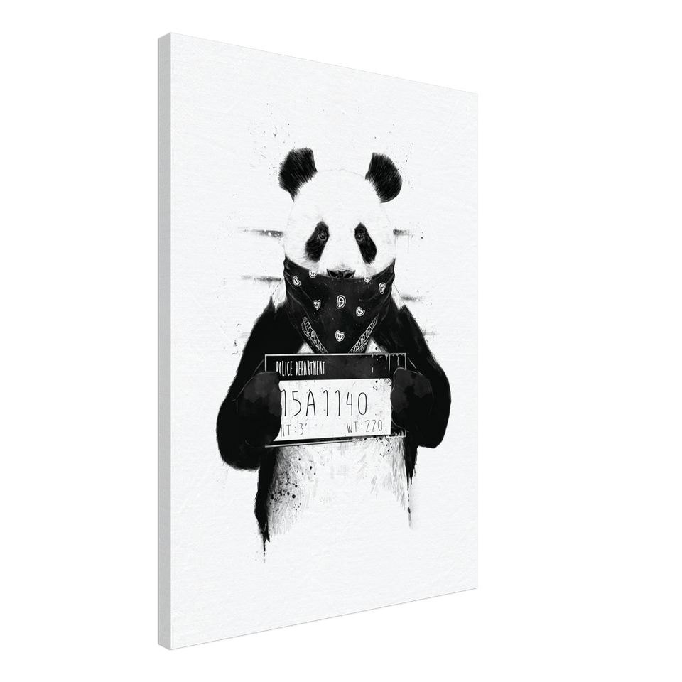 Bad Panda Canvas