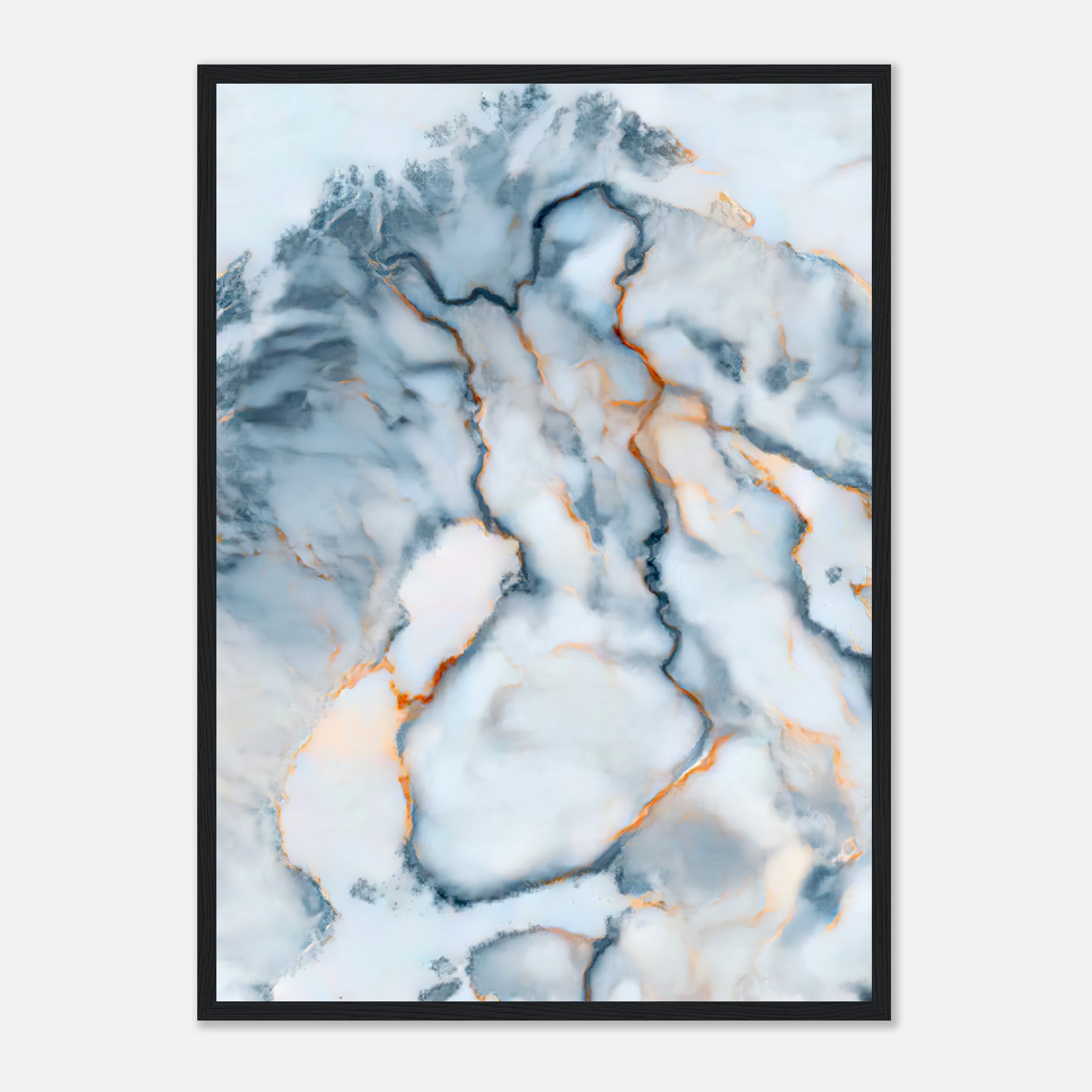 Finland Marble Map Poster