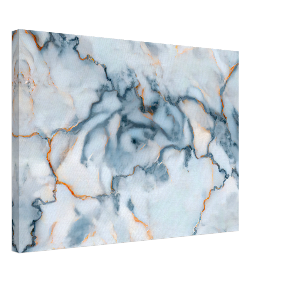 Slovakia Marble Map Canvas