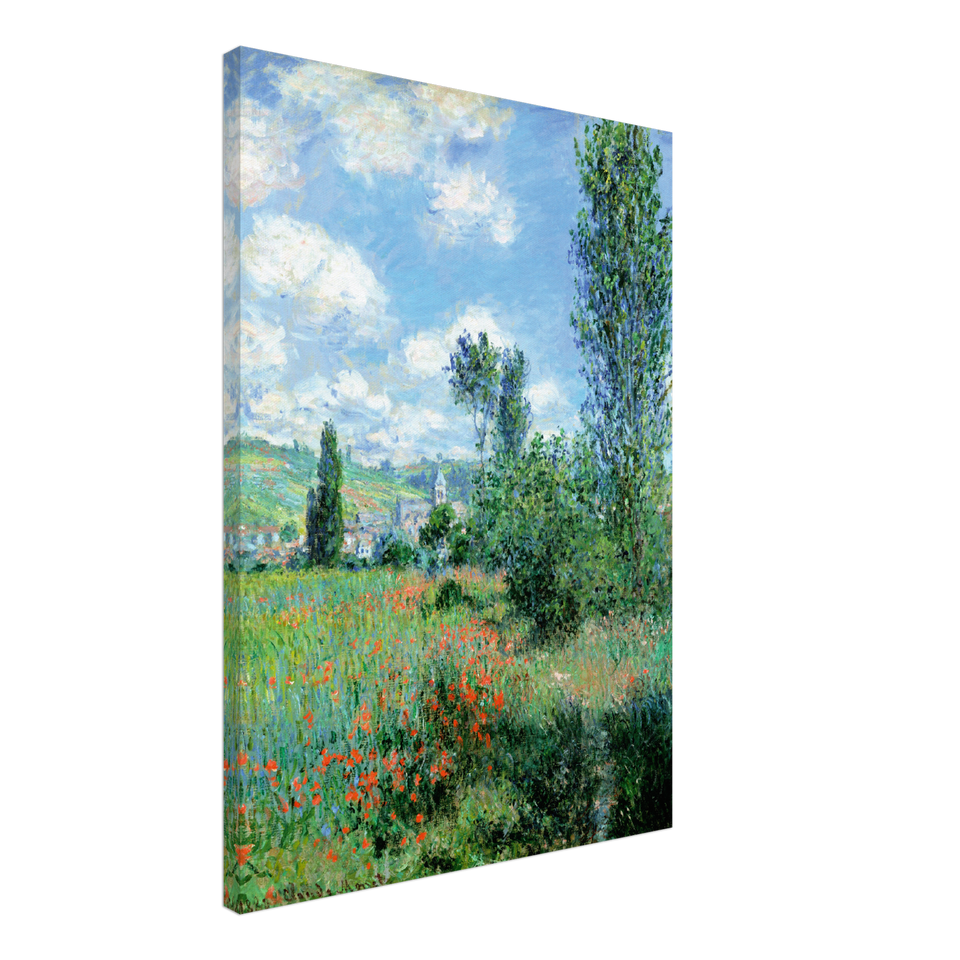 Monet Ansicht von Vétheuil (1880) Leinwand