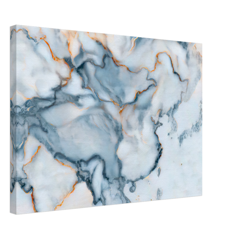 China Marble Map Canvas