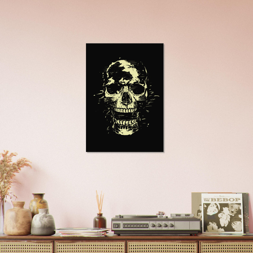 Scream Gold Canvas