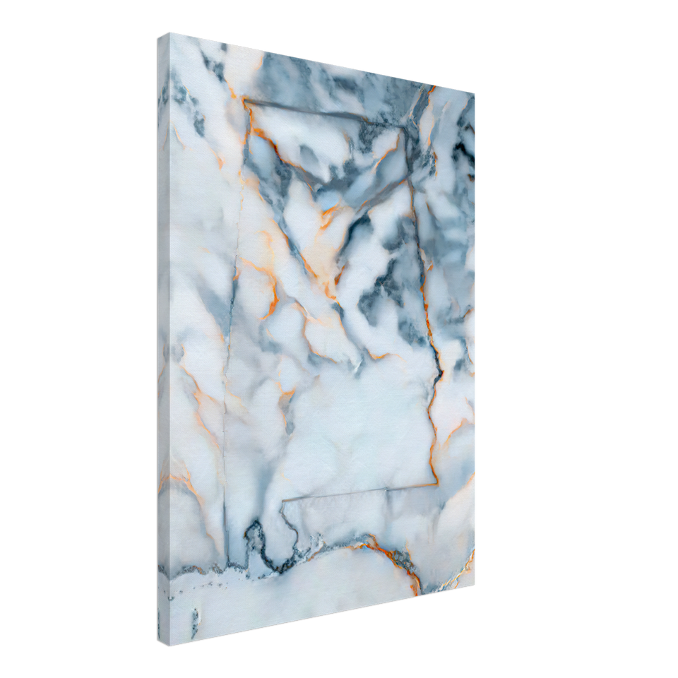 Alabama Marble Map Canvas