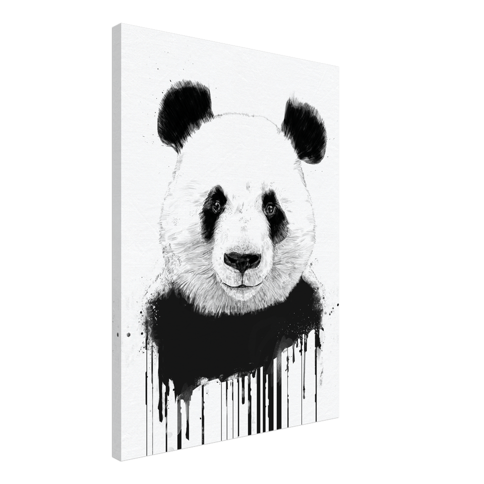 Graffiti-Panda-Leinwand