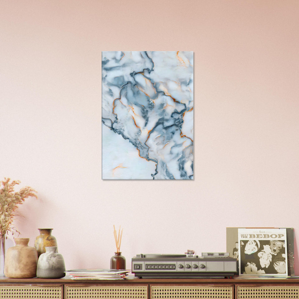 Montenegro Marble Map Canvas