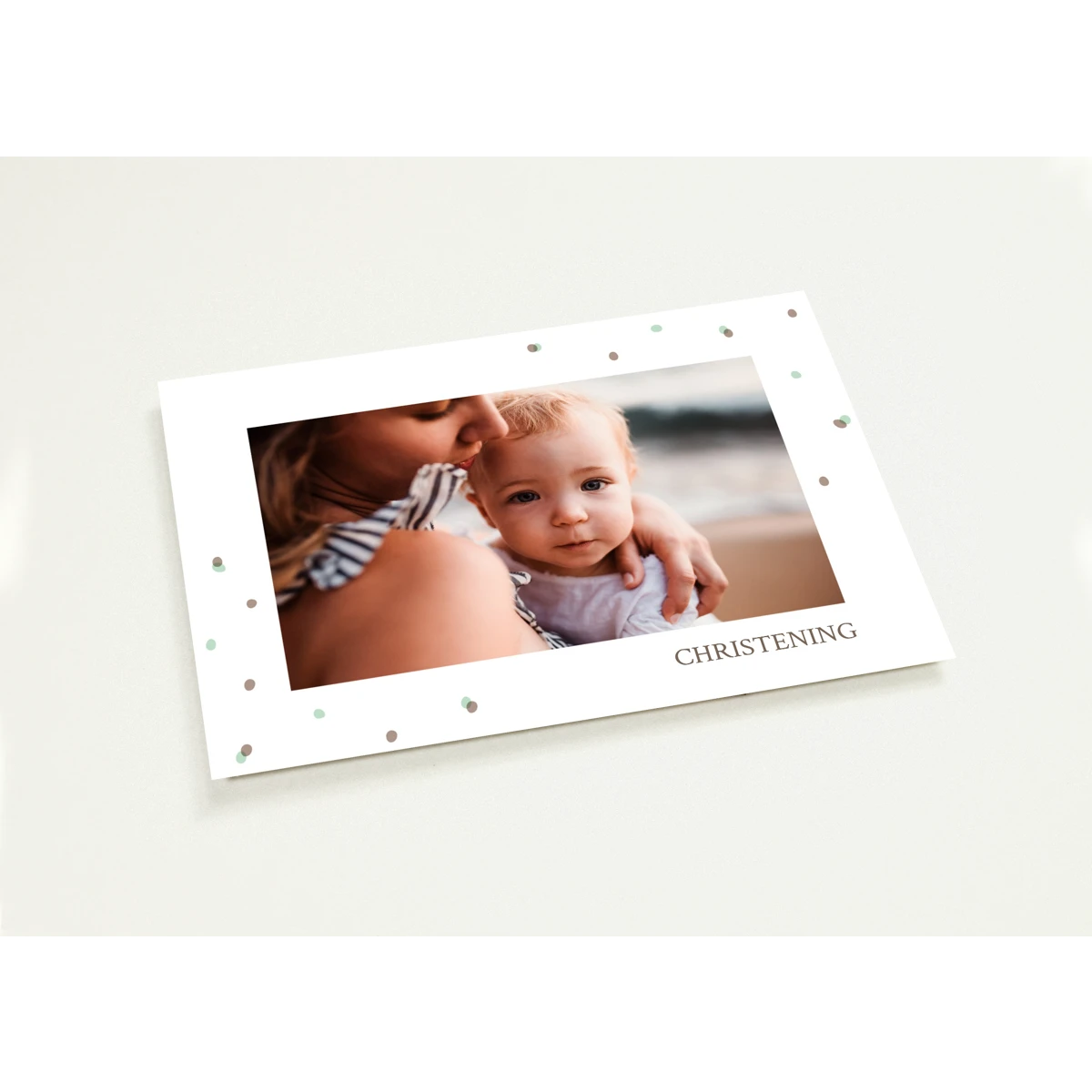 Christening Invitations With Photo