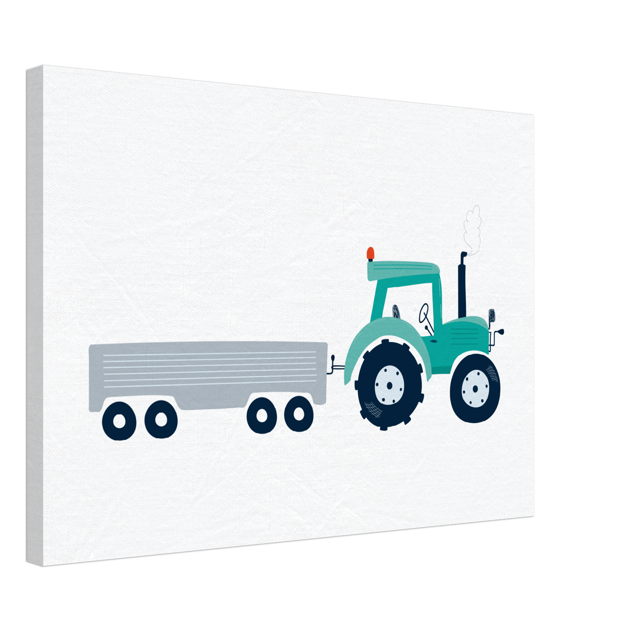 Tractor with trailer Canvas