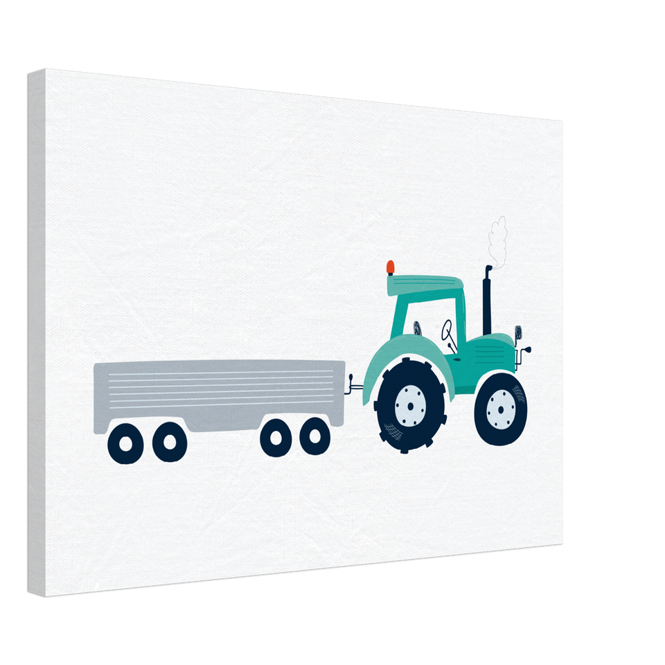 Tractor with trailer Canvas