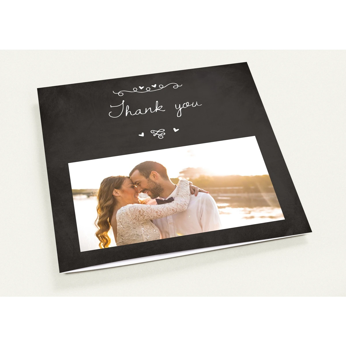 Chalkboard Wedding Thank You Cards