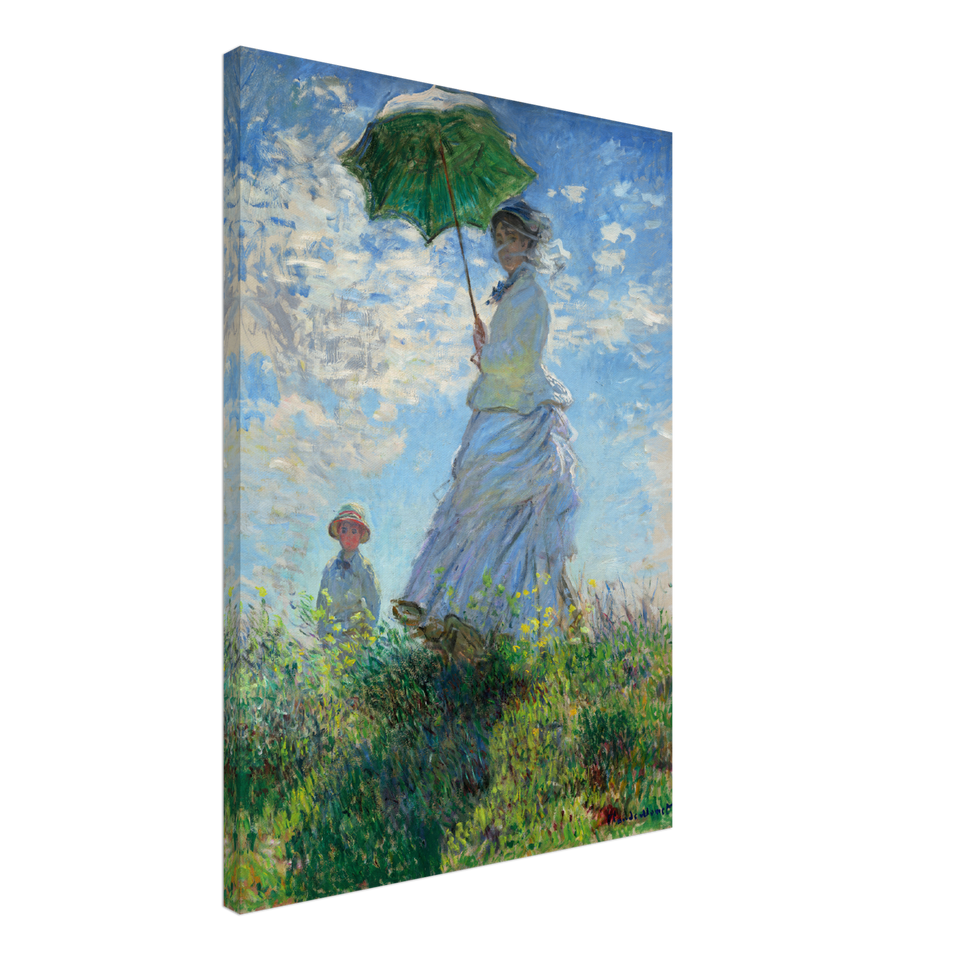 Madame Monet und ihr Sohn (1875) Leinwand