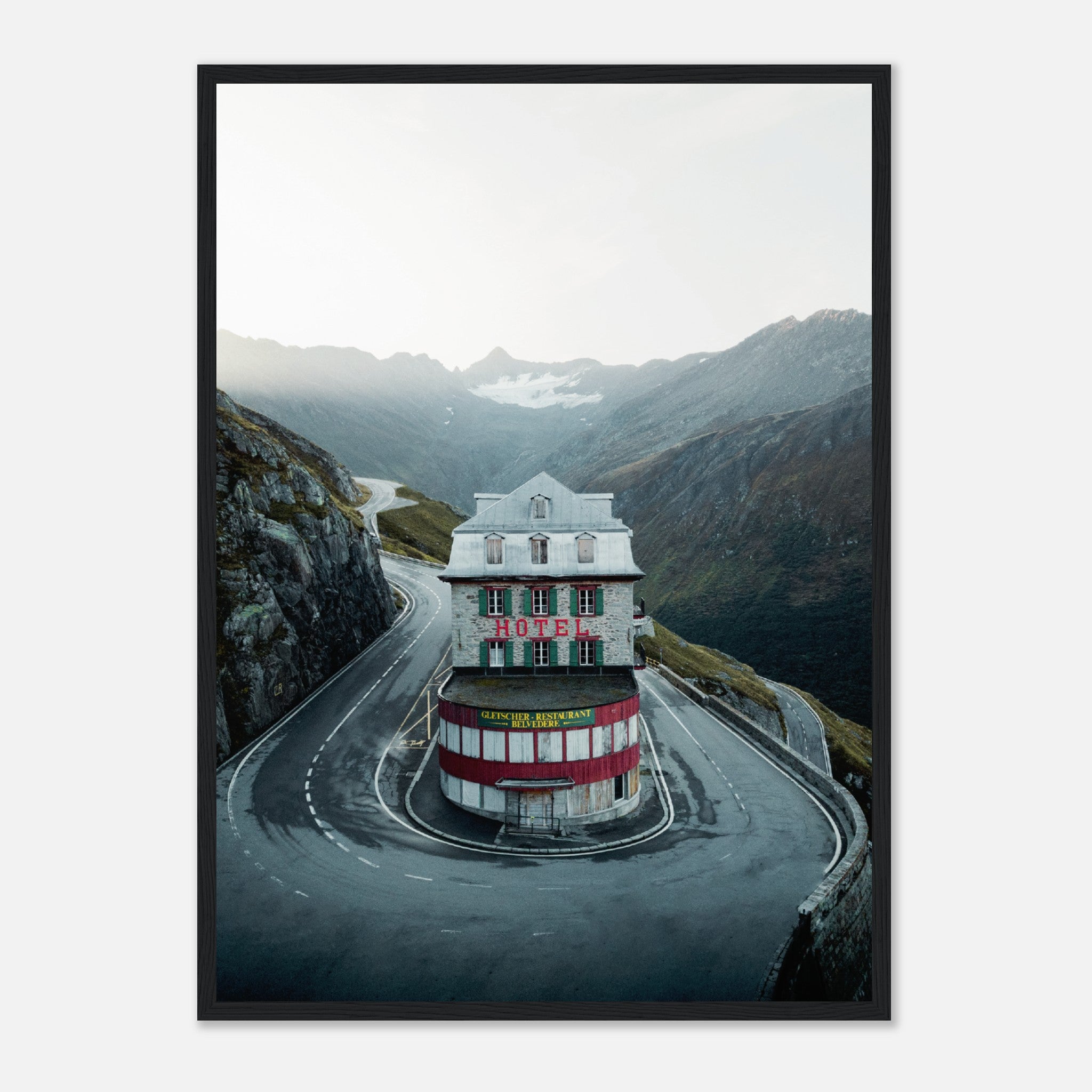 Póster Hotel Belvedere en Furkapass Suiza