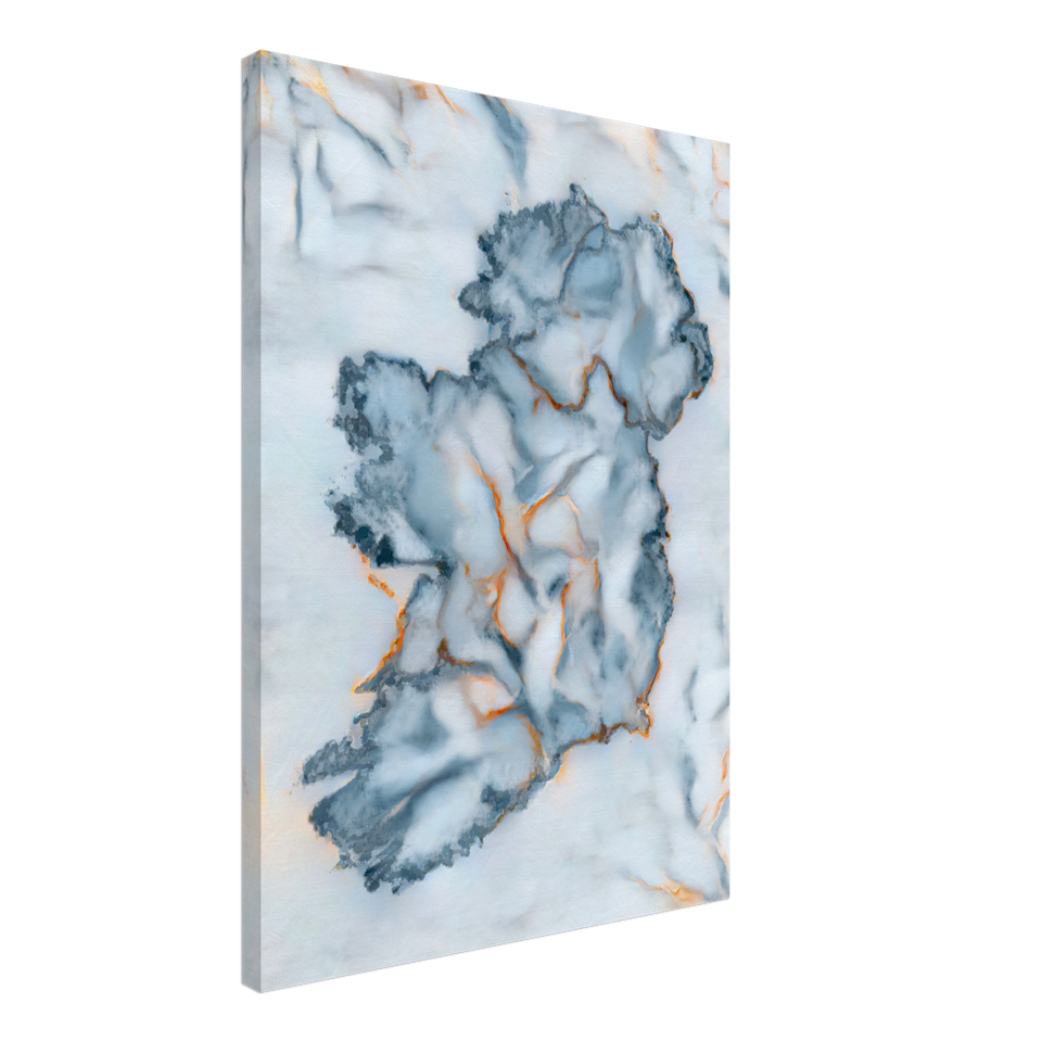 Ireland Marble Map Canvas