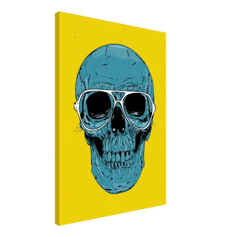 Blue Skull Canvas