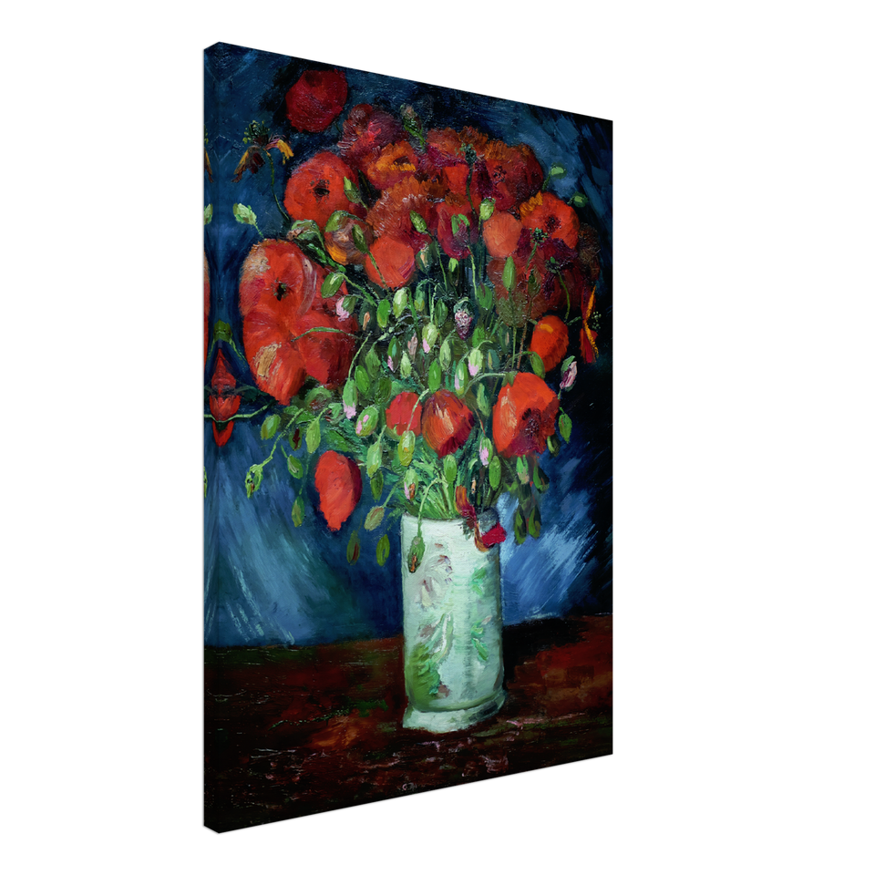 Vase with Poppies (1886) Canvas