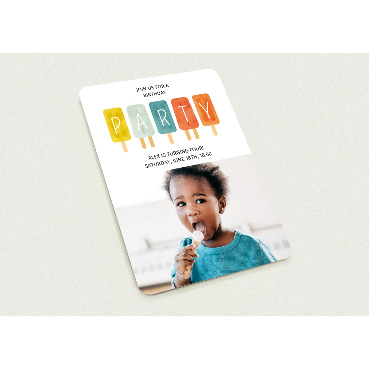 Boy birthday party invitations