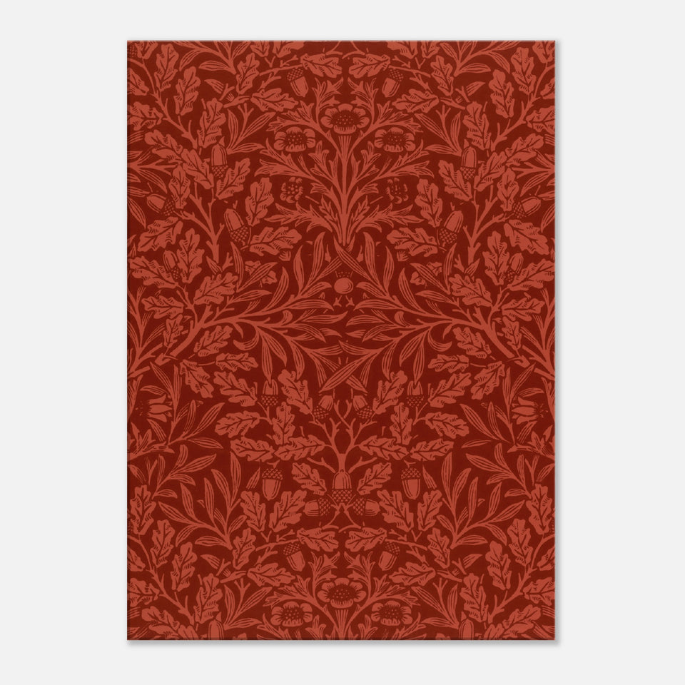 Acorn sand oak leaves design (1880) Canvas