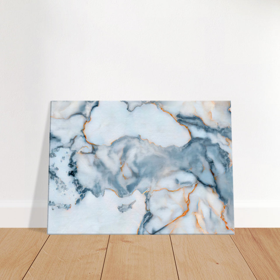 Turkey Marble Map Canvas