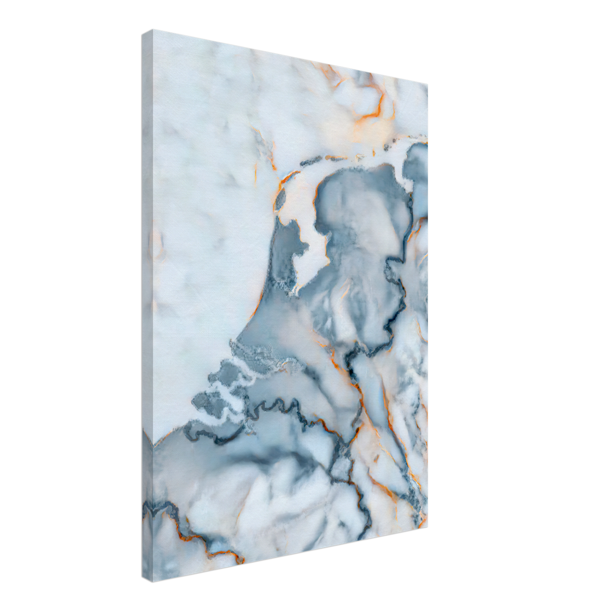 Netherlands Marble Map Canvas