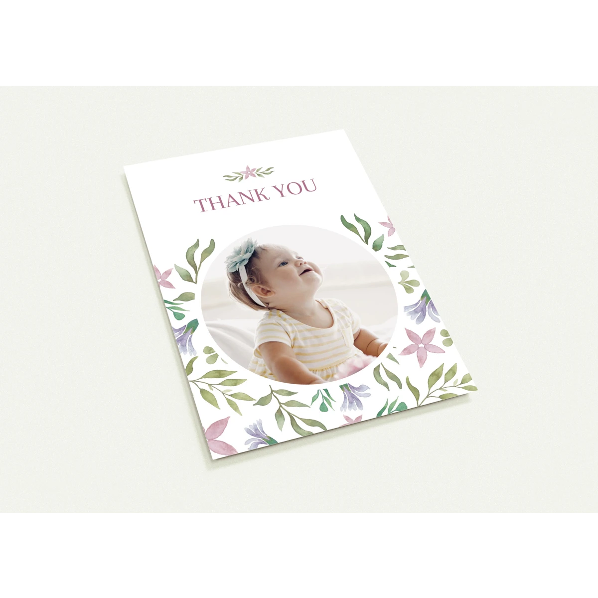 Christening Thank You Cards Girl