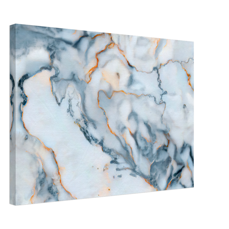 Croatia Marble Map Canvas