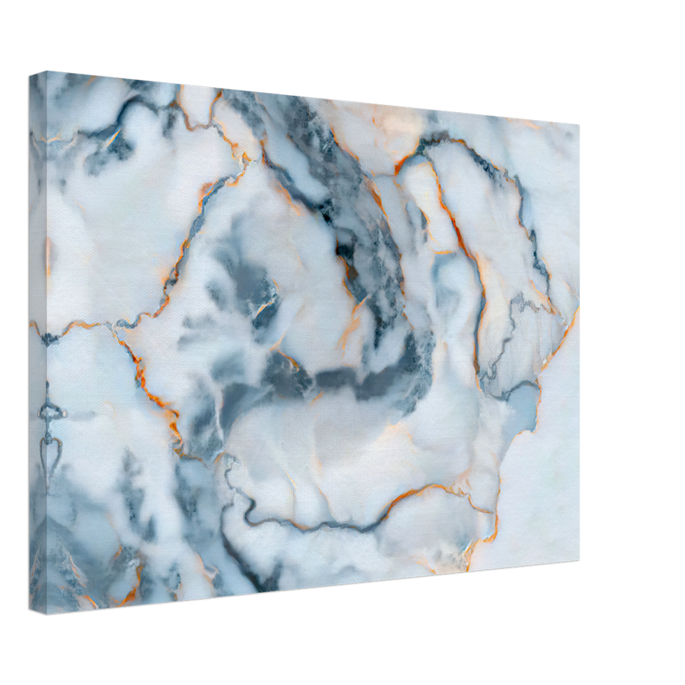 Romania Marble Map Canvas