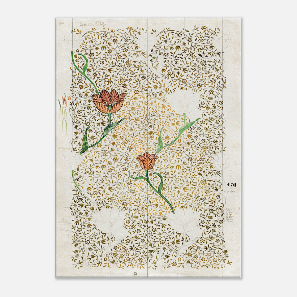 William Morris Garden Tulip (1885) Canvas