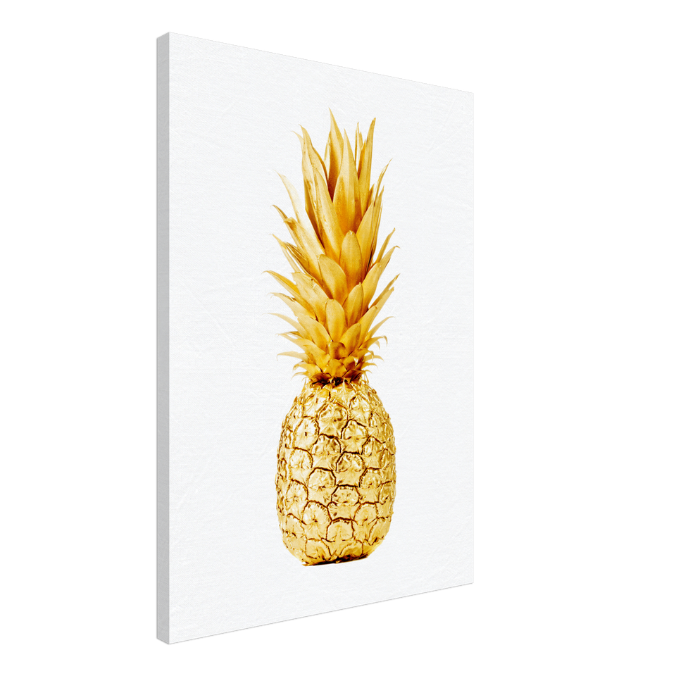 Vergoldete Ananas-Leinwand