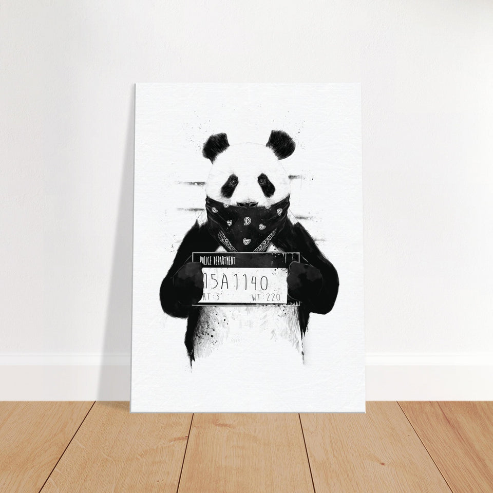 Bad Panda Canvas