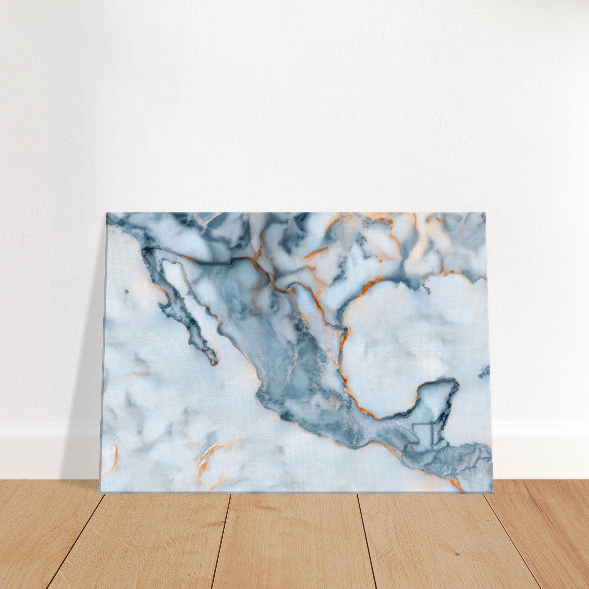 Mexico Marble Map Canvas