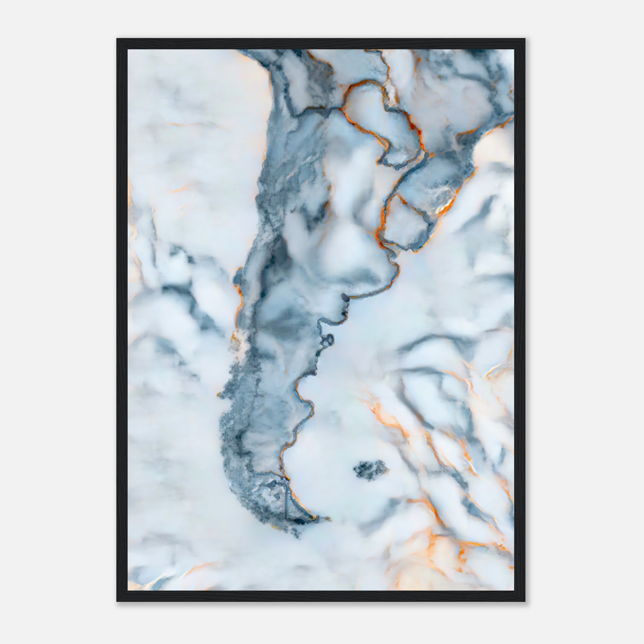 Argentina Marble Map Poster