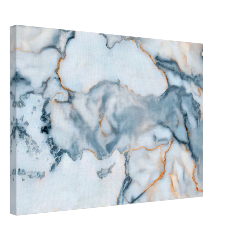 Turkey Marble Map Canvas