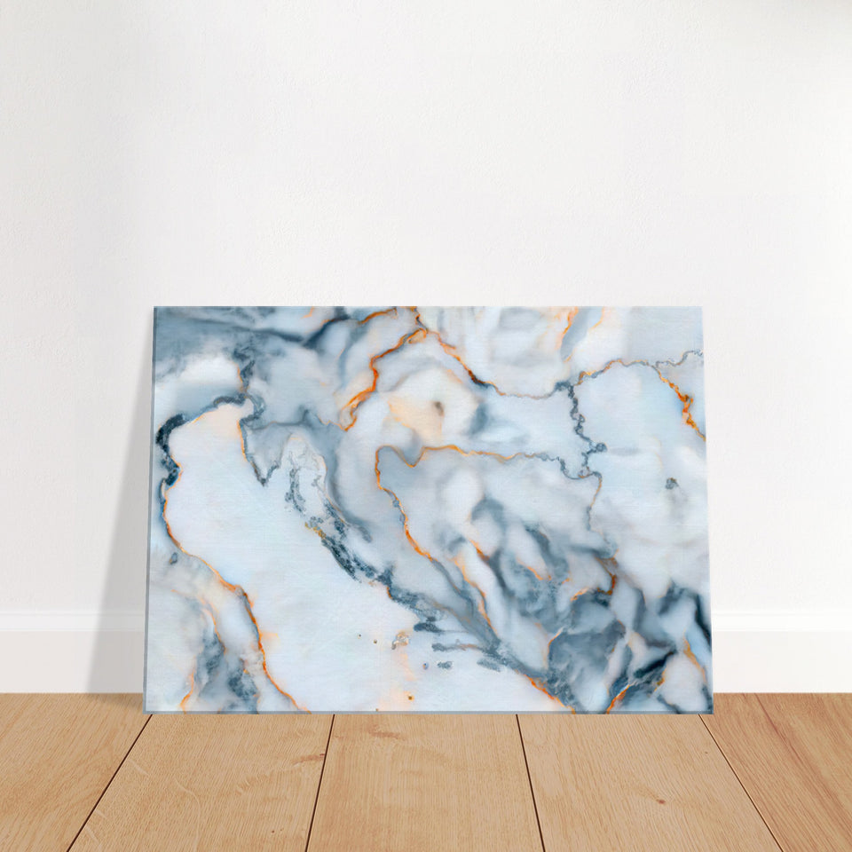 Croatia Marble Map Canvas