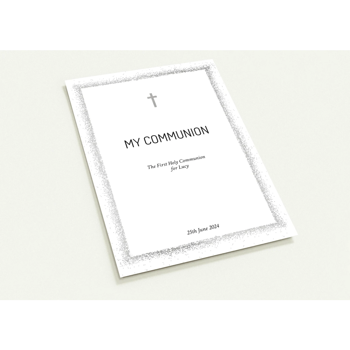 Communion Invitations Without Photo