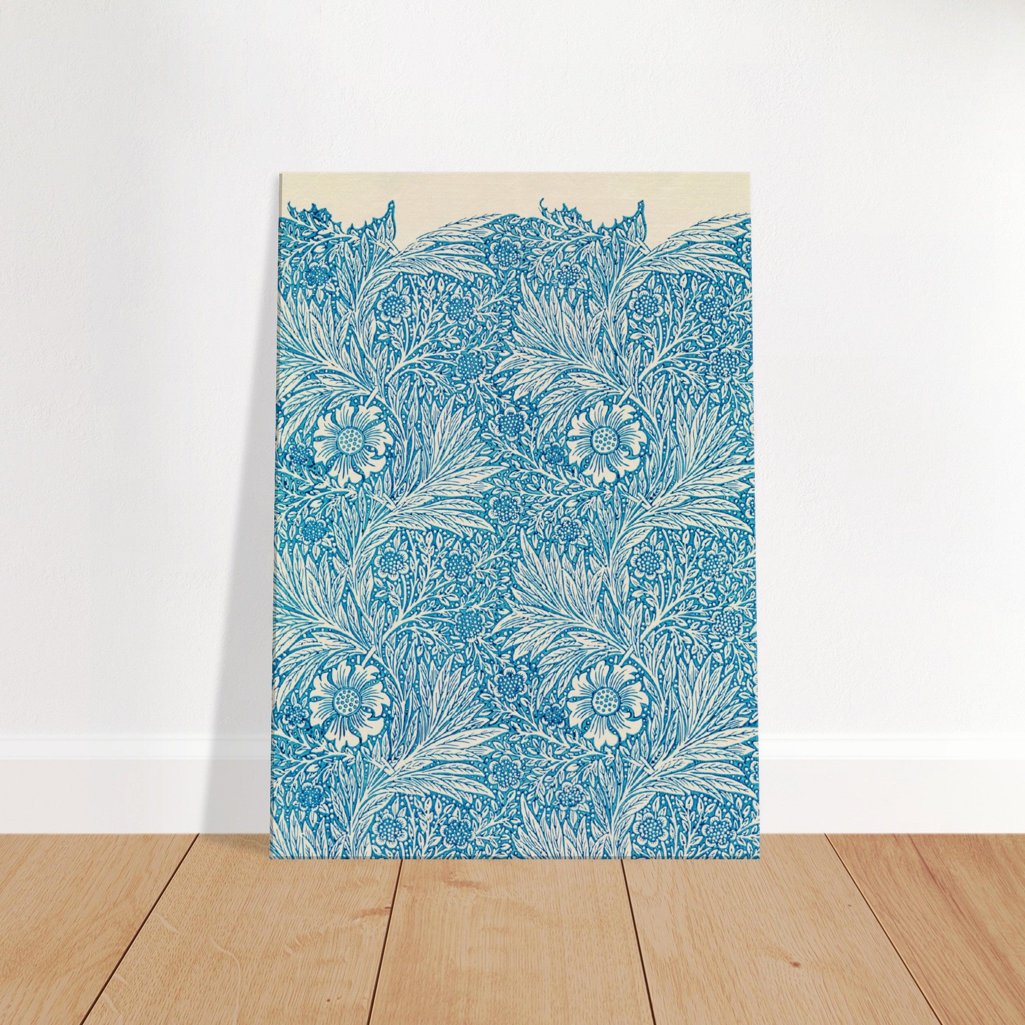 Blue Marigold Canvas