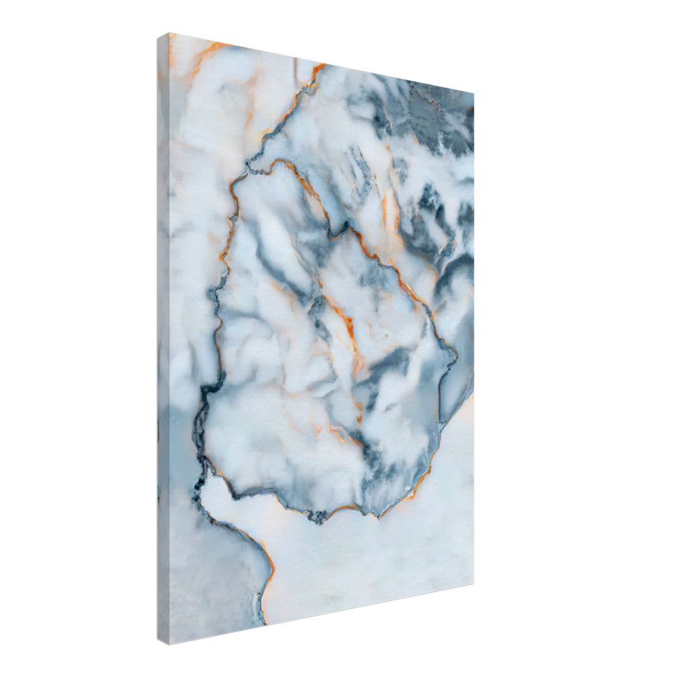 Uruguay Marble Map Canvas