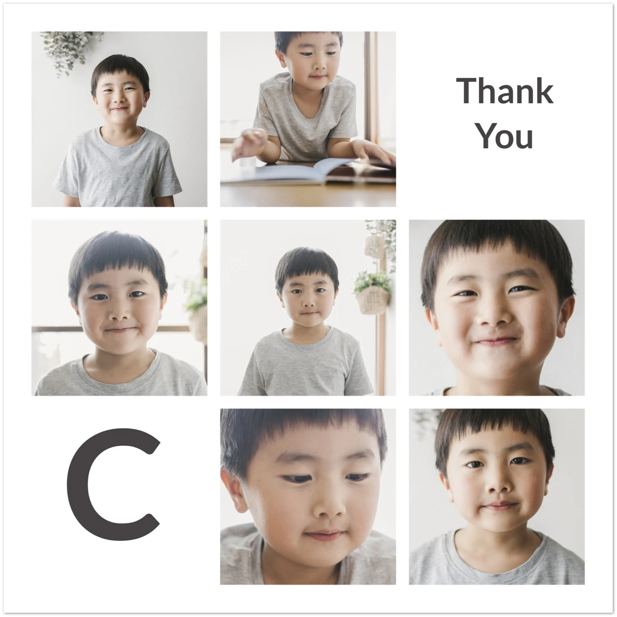 Communion Thank You Cards with Photo