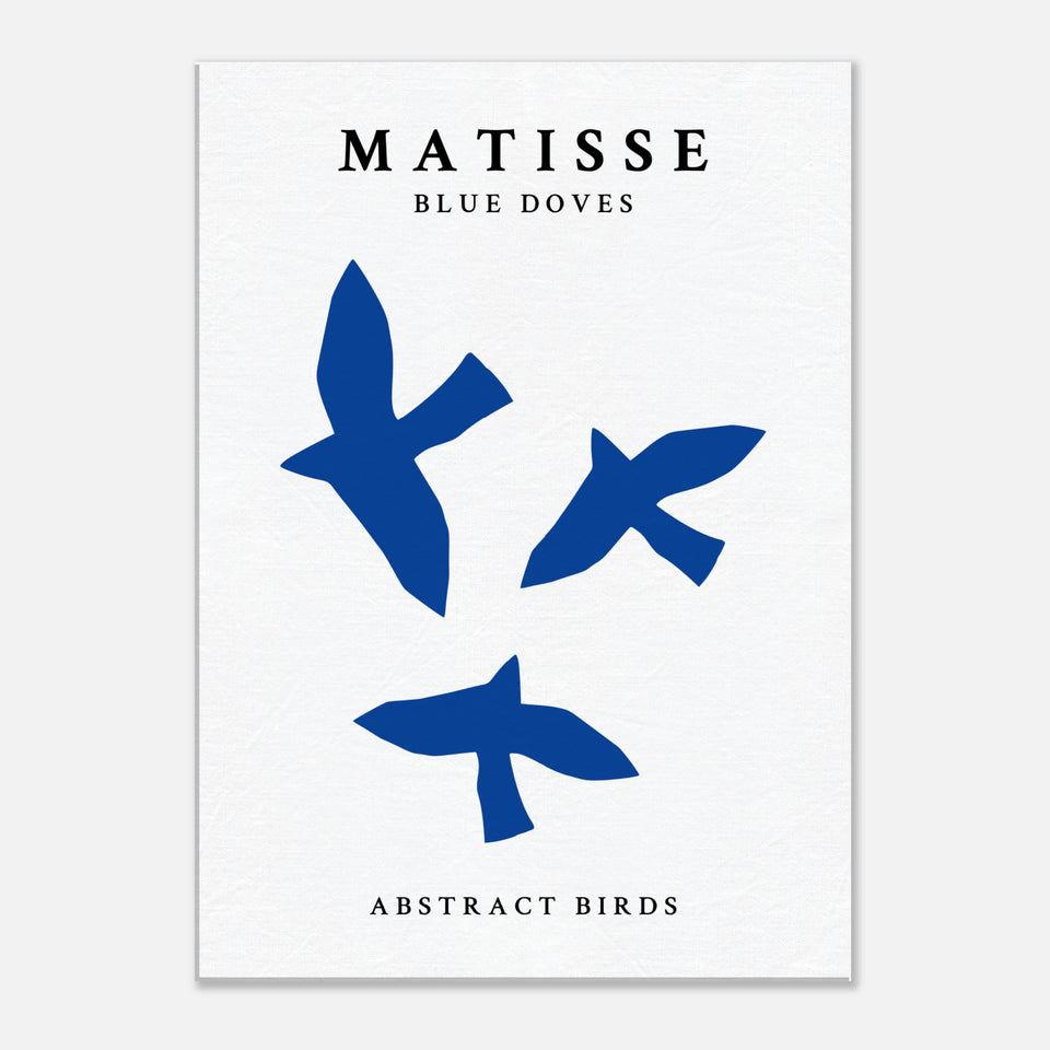 Matisse Abstrakt Blaue Tauben Leinwand