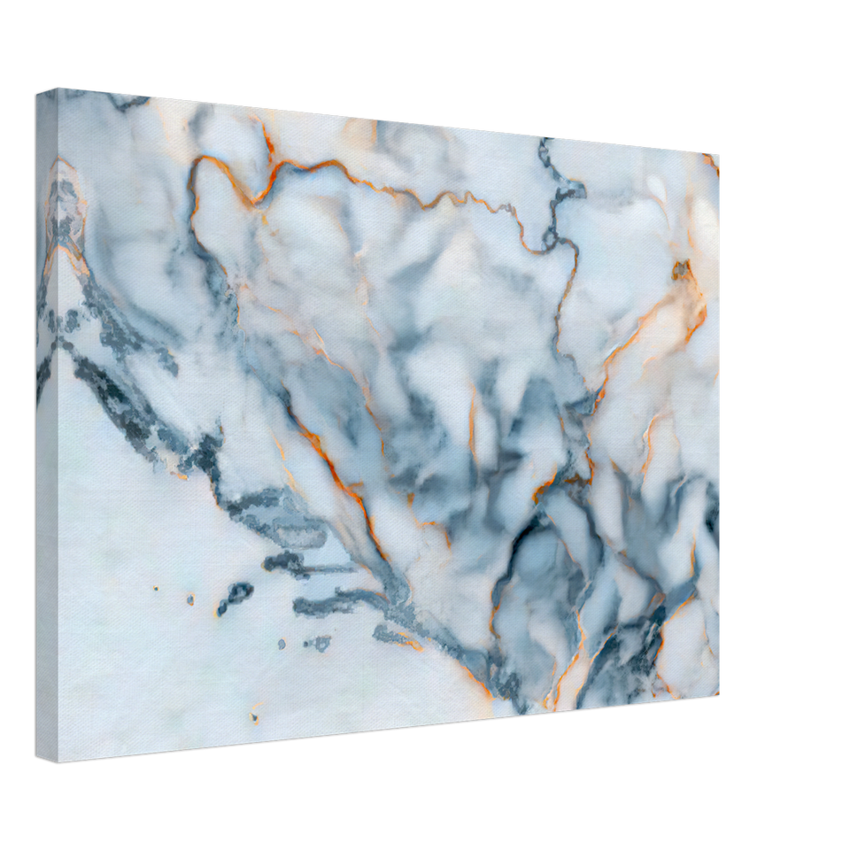 Bosnia Marble Map Canvas