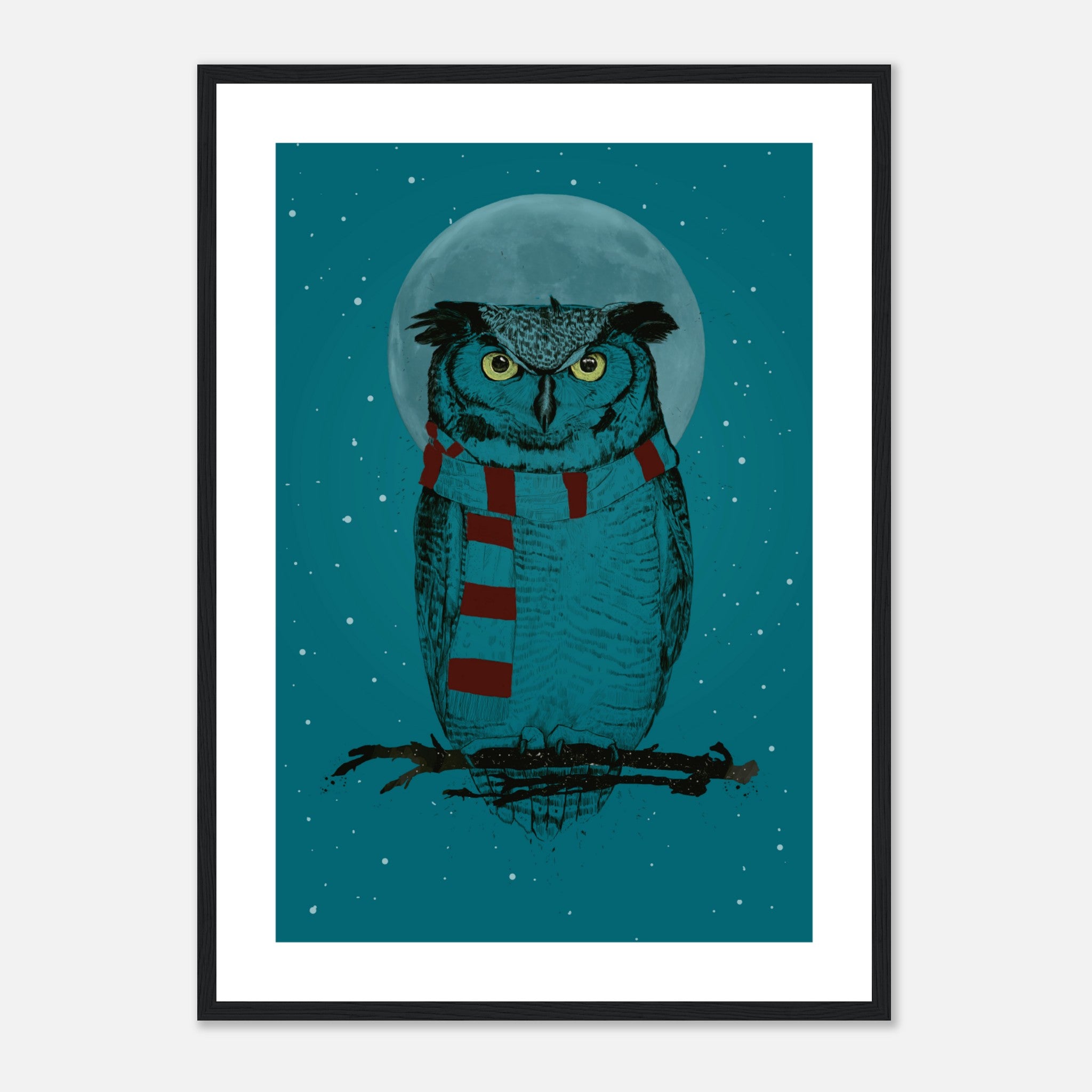 Winter Owl Poster