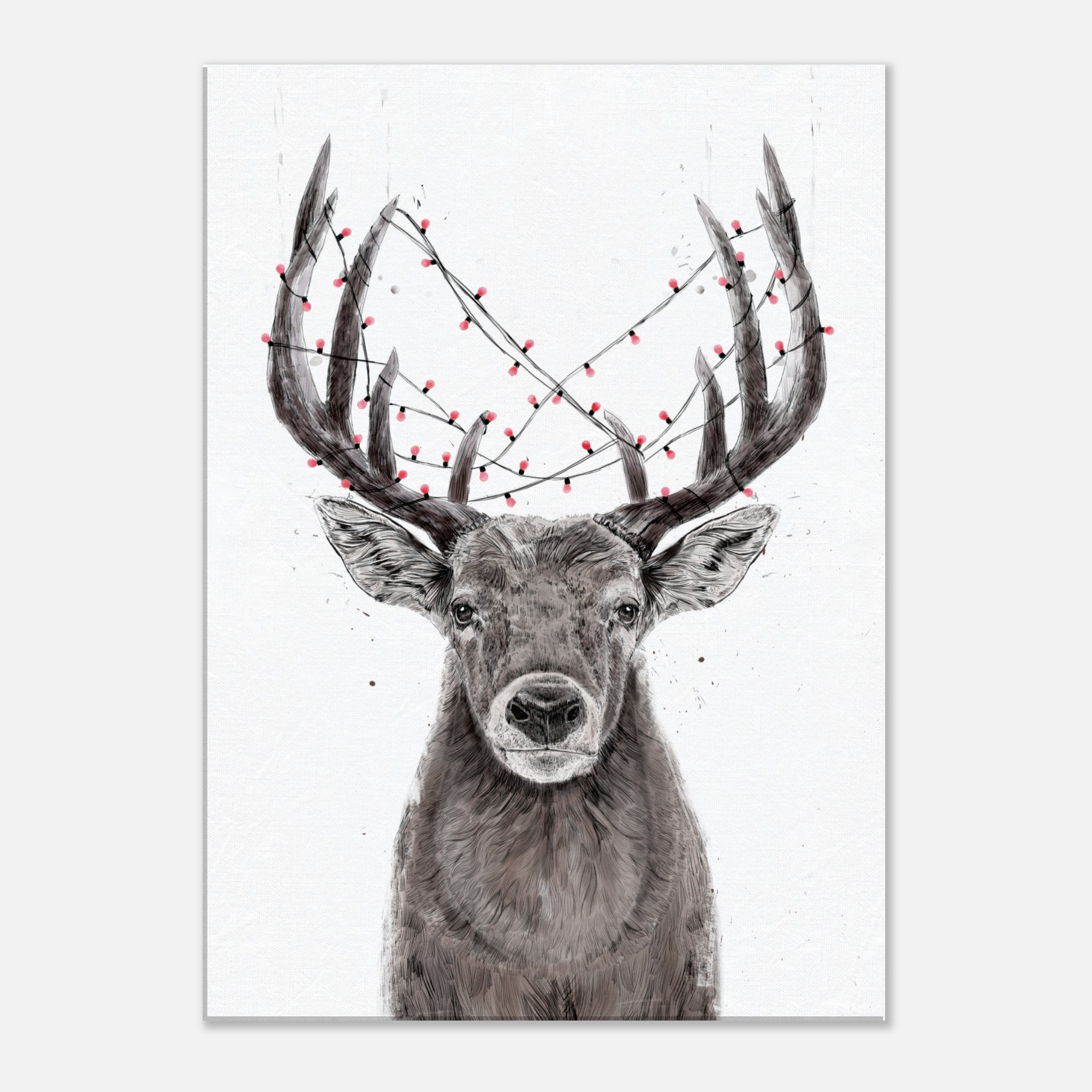 Xmas Deer Canvas
