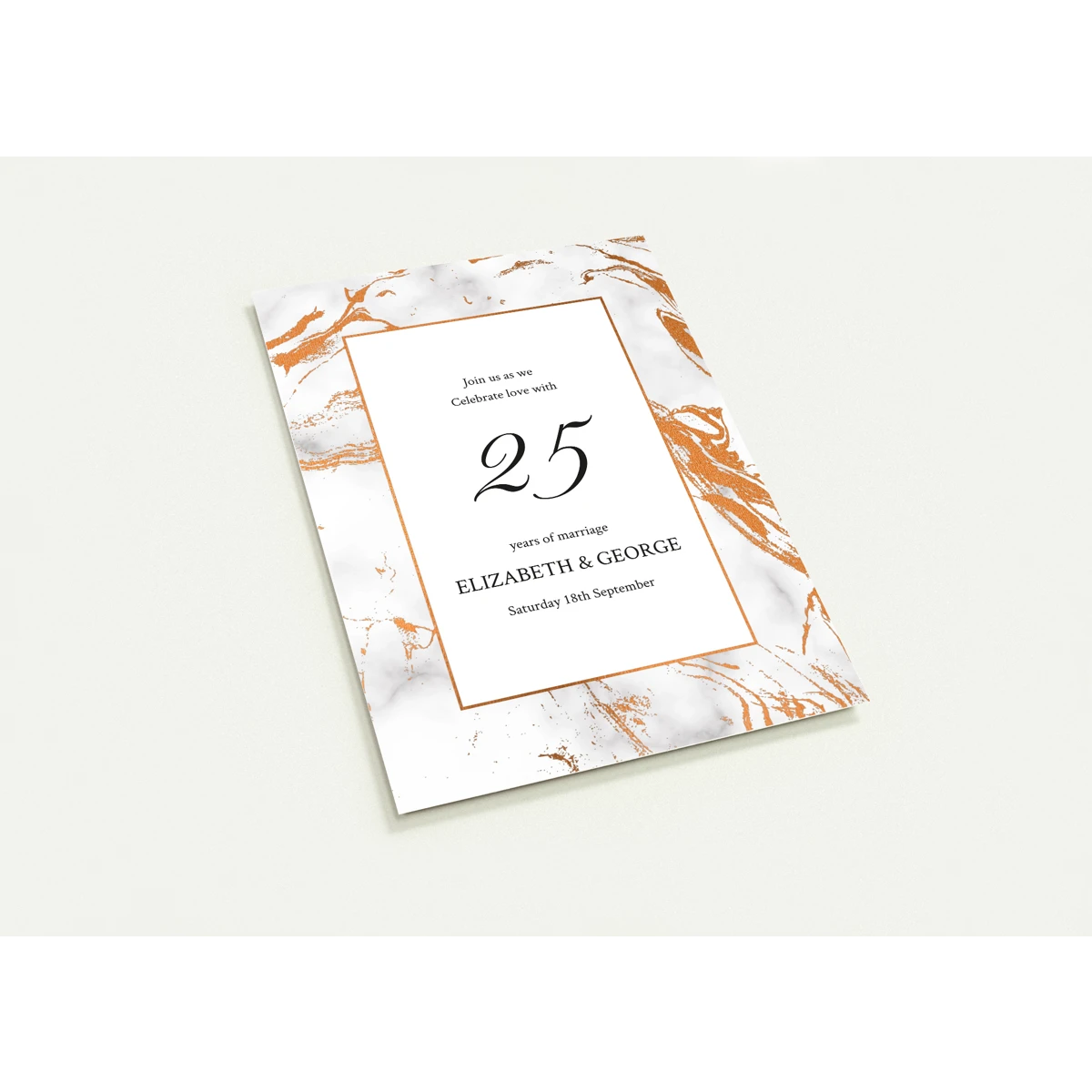 25th Wedding Anniversary Invitations