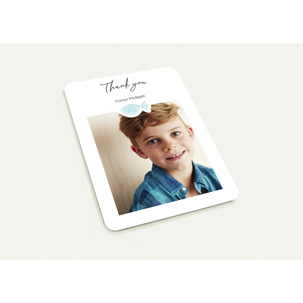 Communion Thank You Cards Boy